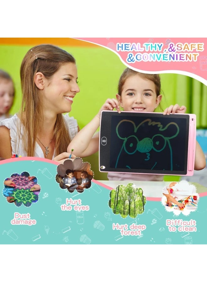 8.5-inch LCD Writing Tablet for Kids - Colorful Electronic Drawing & Doodle Board - Portable Erasable Digital Notepad & Learning Pad with Stylus - Eye Protection Gift for Boys & Girls - Image 2